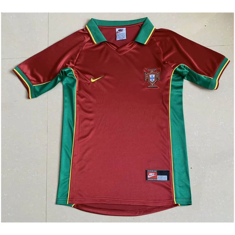 Maillot Domicile Rétro du Portugal 1998