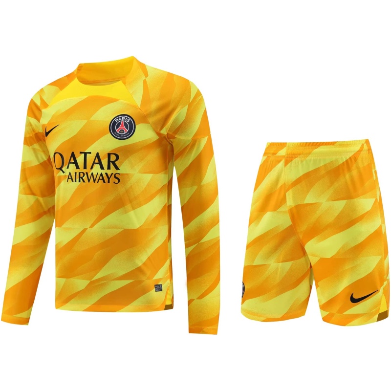Maillot Jaune Gardien PSG Manches Longues 2023/24
