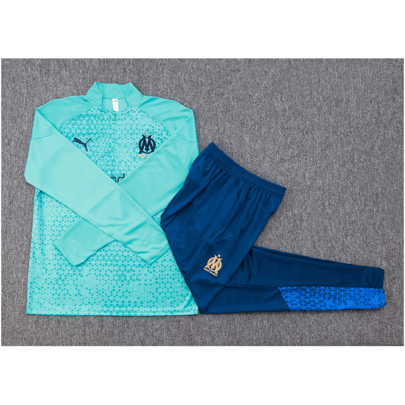 Tenue d’entraînement Olympique de Marseille Enfant Vert Diamant 2023/24