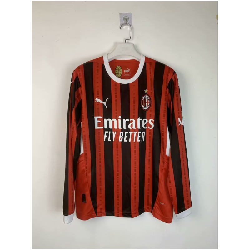 Maillot Domicile AC Milan Manches Longues 2024/25