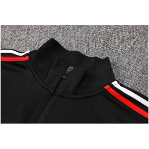 Ensemble d'entraînement Manchester United Veste + Pantalon Noir 2024/25