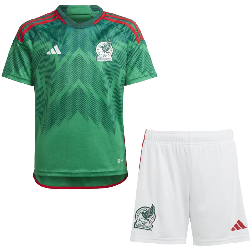 Maillot domicile pour enfants de l’équipe du Mexique, Coupe du Monde de la FIFA Qatar 2022