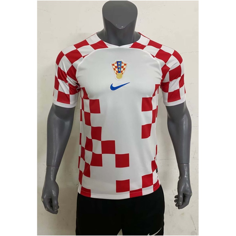Maillot Domicile de la Croatie Coupe du Monde de la FIFA Qatar 2022