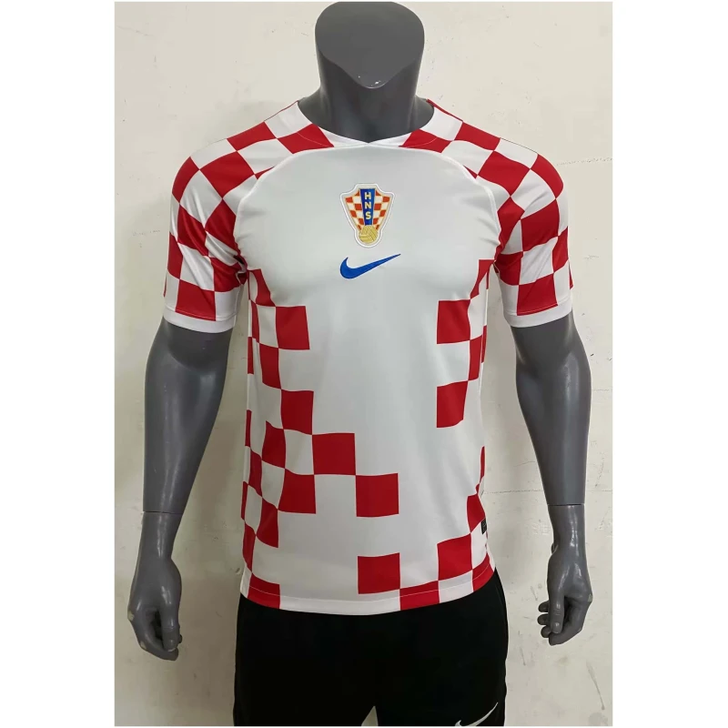 Maillot Domicile de la Croatie Coupe du Monde de la FIFA Qatar 2022
