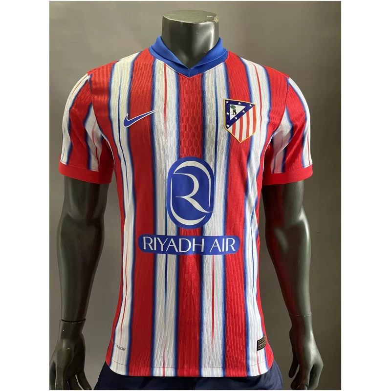 Maillot Domicile Authentique de l’Atlético Madrid 2024/25 – joueur