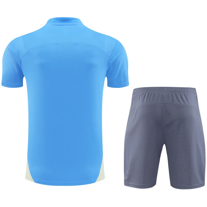Ensemble d’entraînement court de Manchester City bleu 2024/25