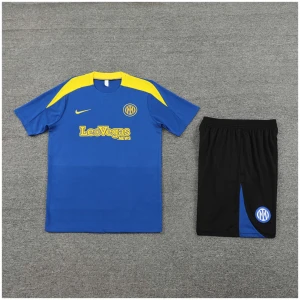 Tenue d'entraînement courte pour enfants Inter Milan Bleu 2024/25
