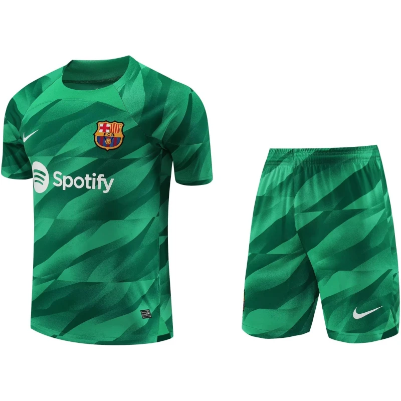Gardien de but de Barcelone tenue verte 2023/24