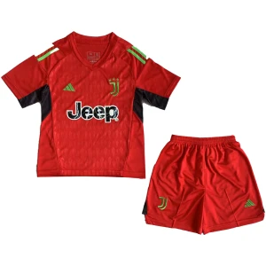 Maillot de gardien de but rouge pour enfants Juventus 2023/24