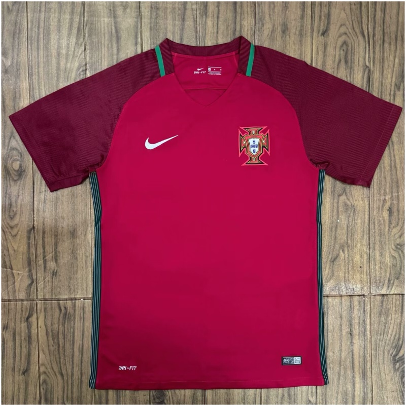 Maillot Domicile Rétro Portugal 2016
