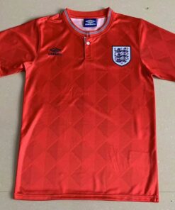 Maillot extérieur rétro de l’Angleterre 1989