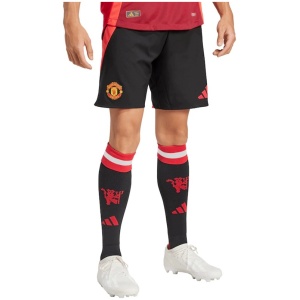 Shorts noirs domicile de Manchester United 2024/25