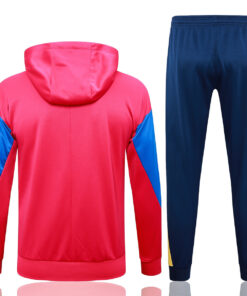 Ensemble Entraînement Veste à Capuche + Pantalon Barcelone Rouge 2024/25