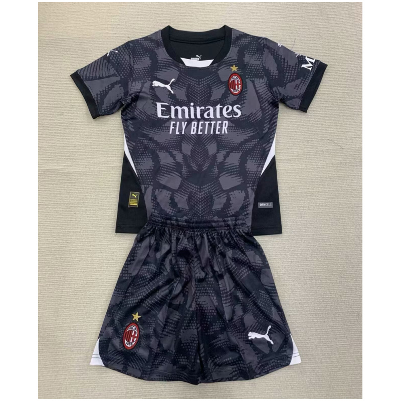 Maillot de Gardien Enfant AC Milan Noir 2024/25