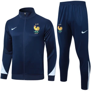 Ensemble de survêtement France veste + pantalon Royal 2024