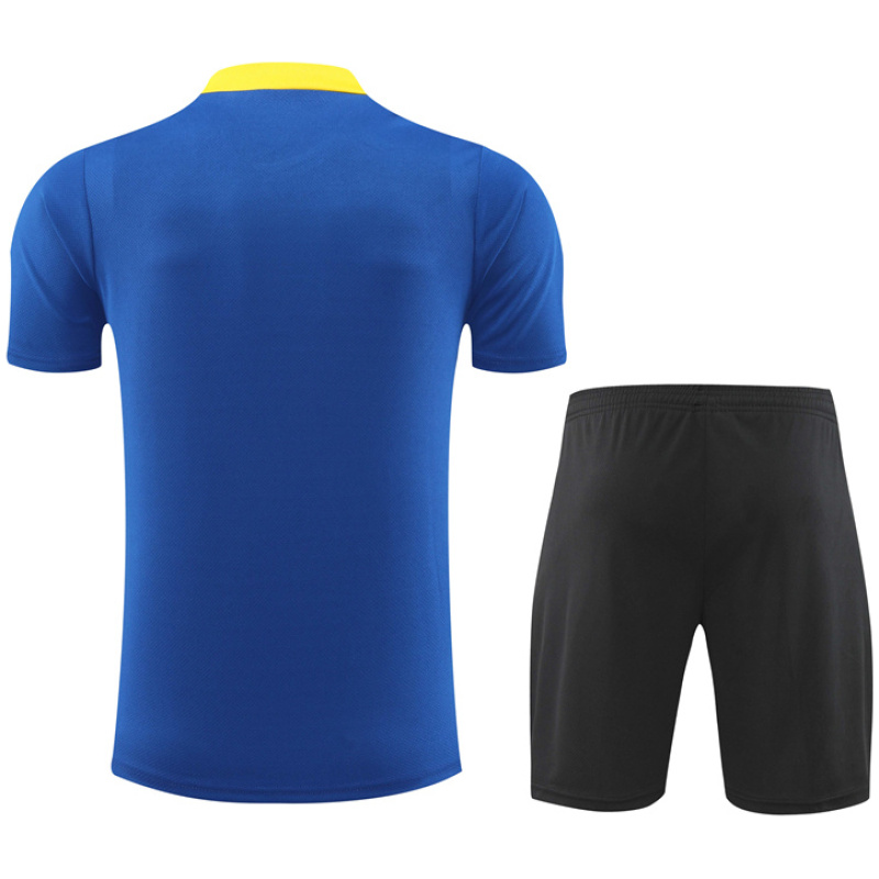 Tenue d’entraînement courte de l’Inter Milan bleue 2024/25