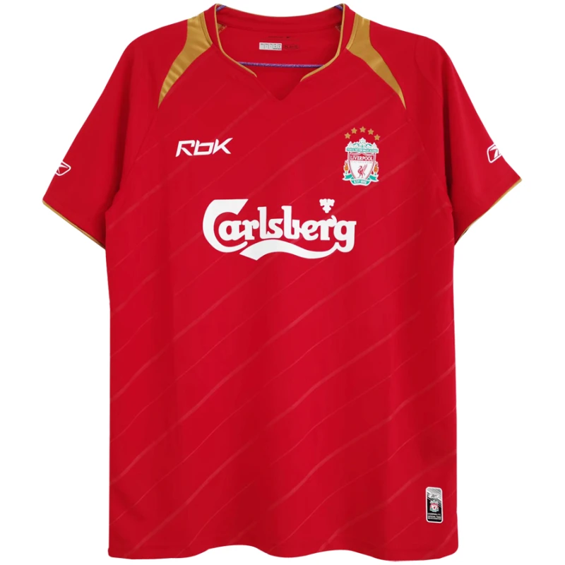 Maillot Domicile Rétro de Liverpool 2005/06