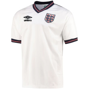 Maillot domicile rétro de l’Angleterre 1984/87