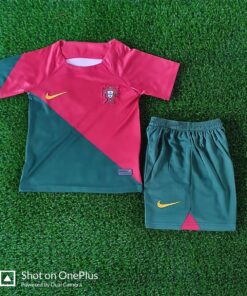 Maillot Domicile Enfants Portugal Coupe du Monde de la FIFA Qatar 2022