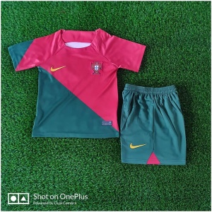 Maillot Domicile Enfants Portugal Coupe du Monde de la FIFA Qatar 2022