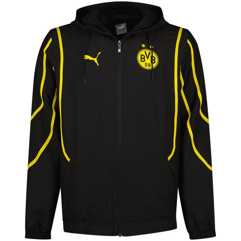 Veste Coupe-Vent Tous Temps Borussia Dortmund Noire 2024/25