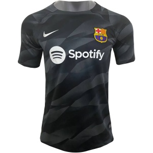 Maillot Noir de Gardien de But de Barcelone 2023/24