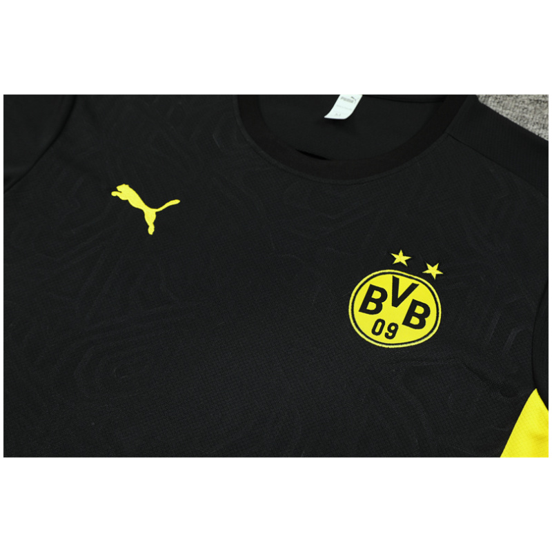 Ensemble d’entraînement court Borussia Dortmund Noir 2024/25
