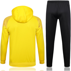 Survêtement Borussia Dortmund Hoodie Sweat + Pantalon Entraînement Jaune 2023/24