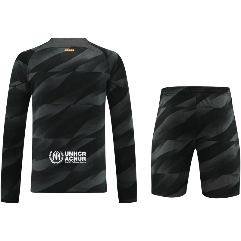 Maillot Noir Manches Longues Gardien de But Barcelone 2023/24