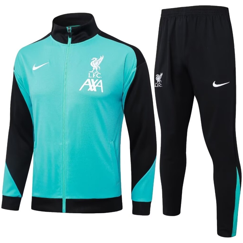 Survêtement d’entraînement Liverpool Veste + Pantalon Bleu Lac 2024/25