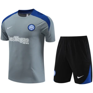 Tenue d'entraînement courte Inter Milan grise 2024/25