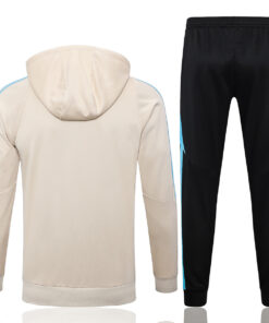 Survêtement d’entraînement Argentine Crème 2024 : Sweat à capuche + Pantalon