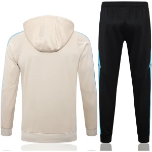 Survêtement d’entraînement Argentine Crème 2024 : Sweat à capuche + Pantalon