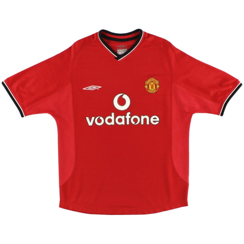 Maillot domicile rétro de Manchester United 2000/02