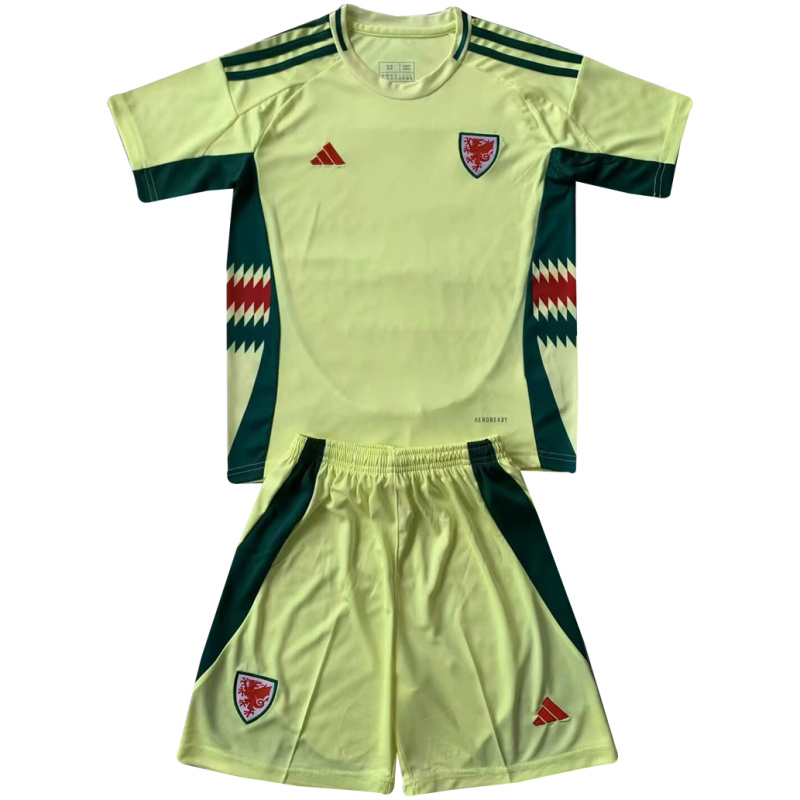 Maillot extérieur pour enfants du pays de Galles 2024