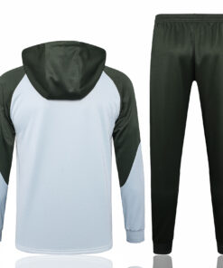 Sweat à Capuche Barcelone Gris – Vert 2023/24