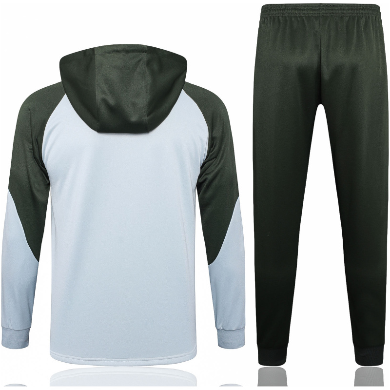 Sweat à Capuche Barcelone Gris – Vert 2023/24