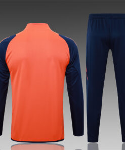 Ensemble de formation pour enfants Manchester United Veste + Pantalon Orange 2024/25