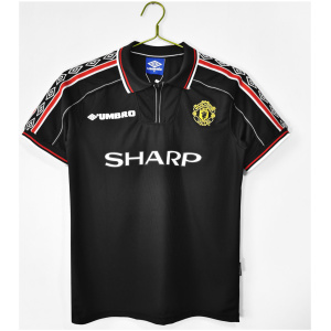 Maillot rétro noir de Manchester United 1998/99