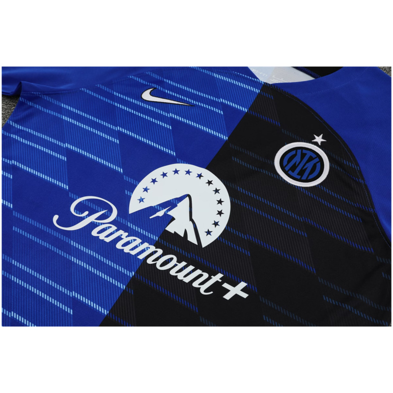 Tenue d’entraînement courte de l’Inter Milan bleue 2024/25