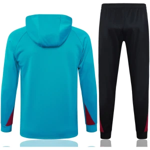 Sweat à Capuche PSG + Pantalon Ensemble d’Entraînement Cyan 2024