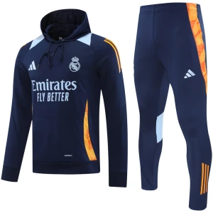 Sweat à capuche + Pantalon d’entraînement Royal Real Madrid 2024/25