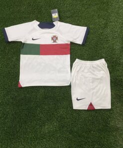 Maillot extérieur des enfants du Portugal pour la Coupe du Monde de la FIFA 2022 au Qatar