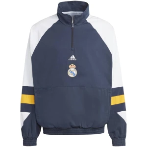 Veste à demi-fermeture éclair Real Madrid Icon Windrunner Marine 2023/24