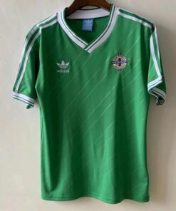 Maillot Domicile Rétro d’Irlande du Nord 1988