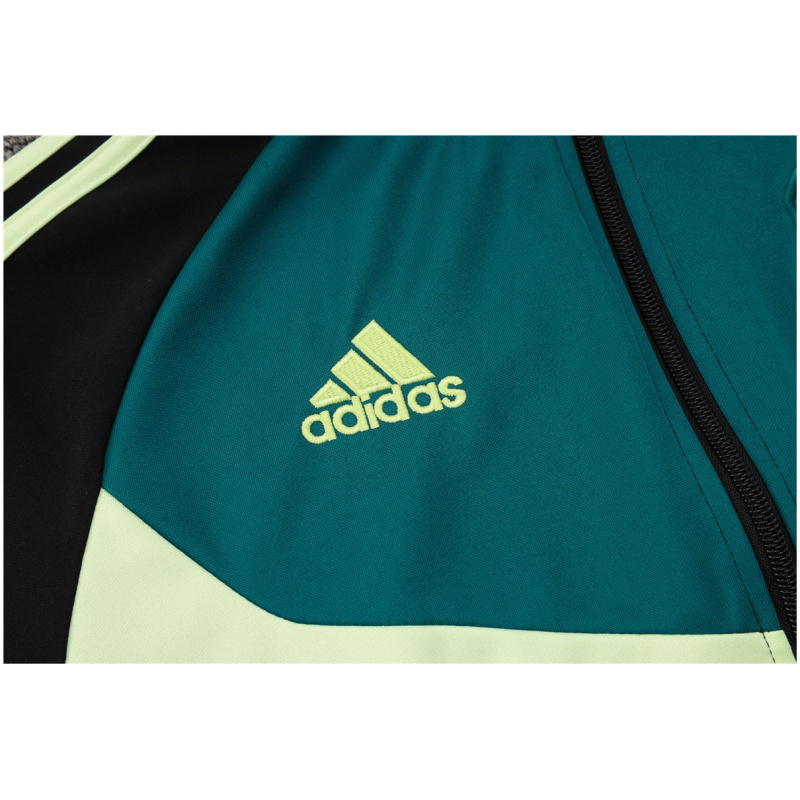Ensemble de survêtement d’entraînement Manchester United Veste + Pantalon Vert – Noir 2024/25