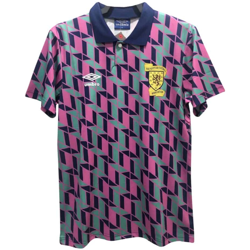 Maillot extérieur rétro de l’Écosse 1988/89