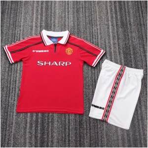 Maillot rétro pour enfants Manchester United Third 1998/99