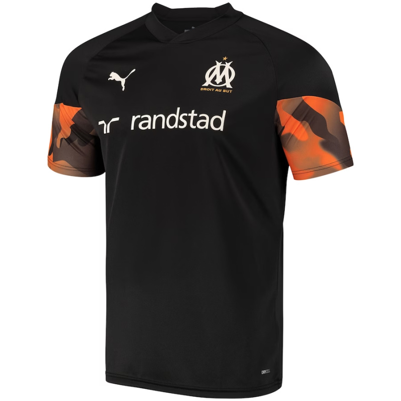 Maillot d’entraînement court Olympique de Marseille Noir 2023/24