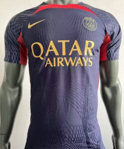 Maillot d’entraînement court Pre-joueur PSG Authentique Marine 2023/24 – joueur